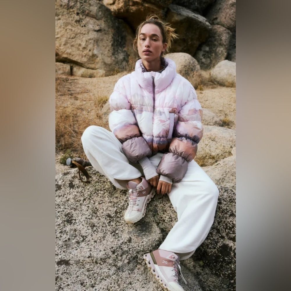 Free People Bubble Shine Puffer Jacket